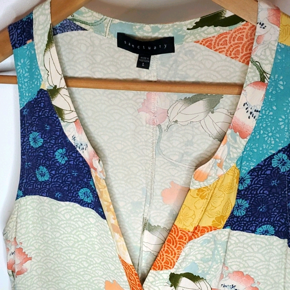 Sanctuary Patchwork Sleeveless Blouse - image 3